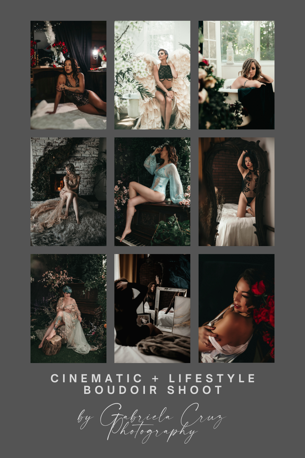 Want to take your boudoir shoot to the next level and tell a STORY with your photos? A cinematic shoot might be just what you need.