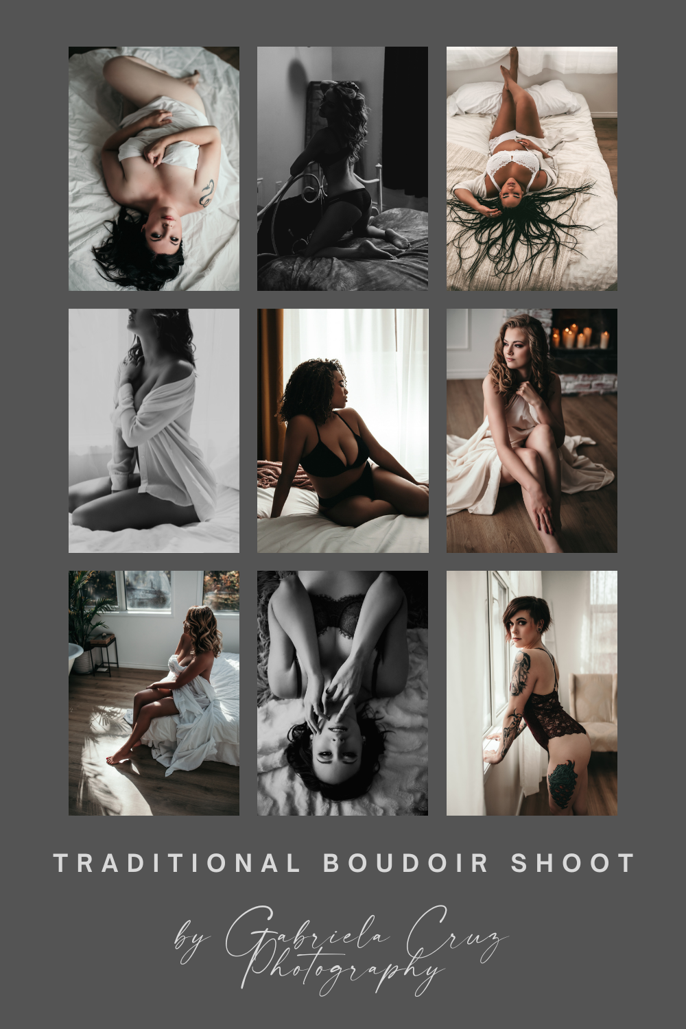 Planning a traditional boudoir shoot but not sure where to start? The experts at Gabriela Cruz Photography have you covered.