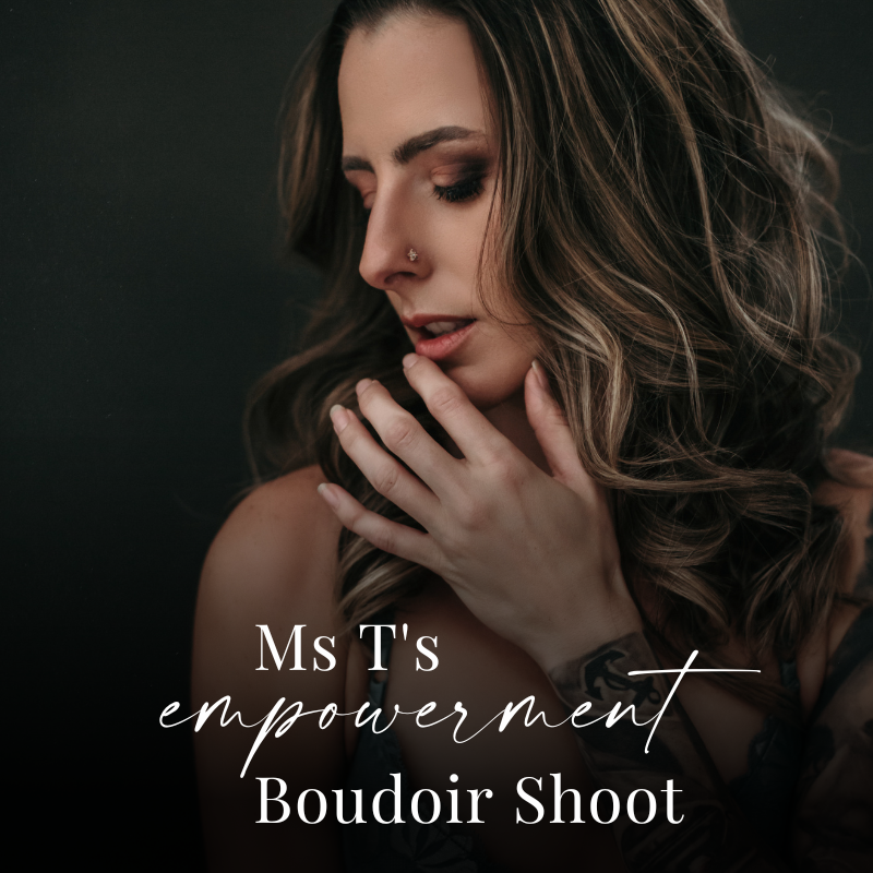 Ms T's empowerment boudoir shoot at Gabriela Cruz Photography in Edmonton, Alberta