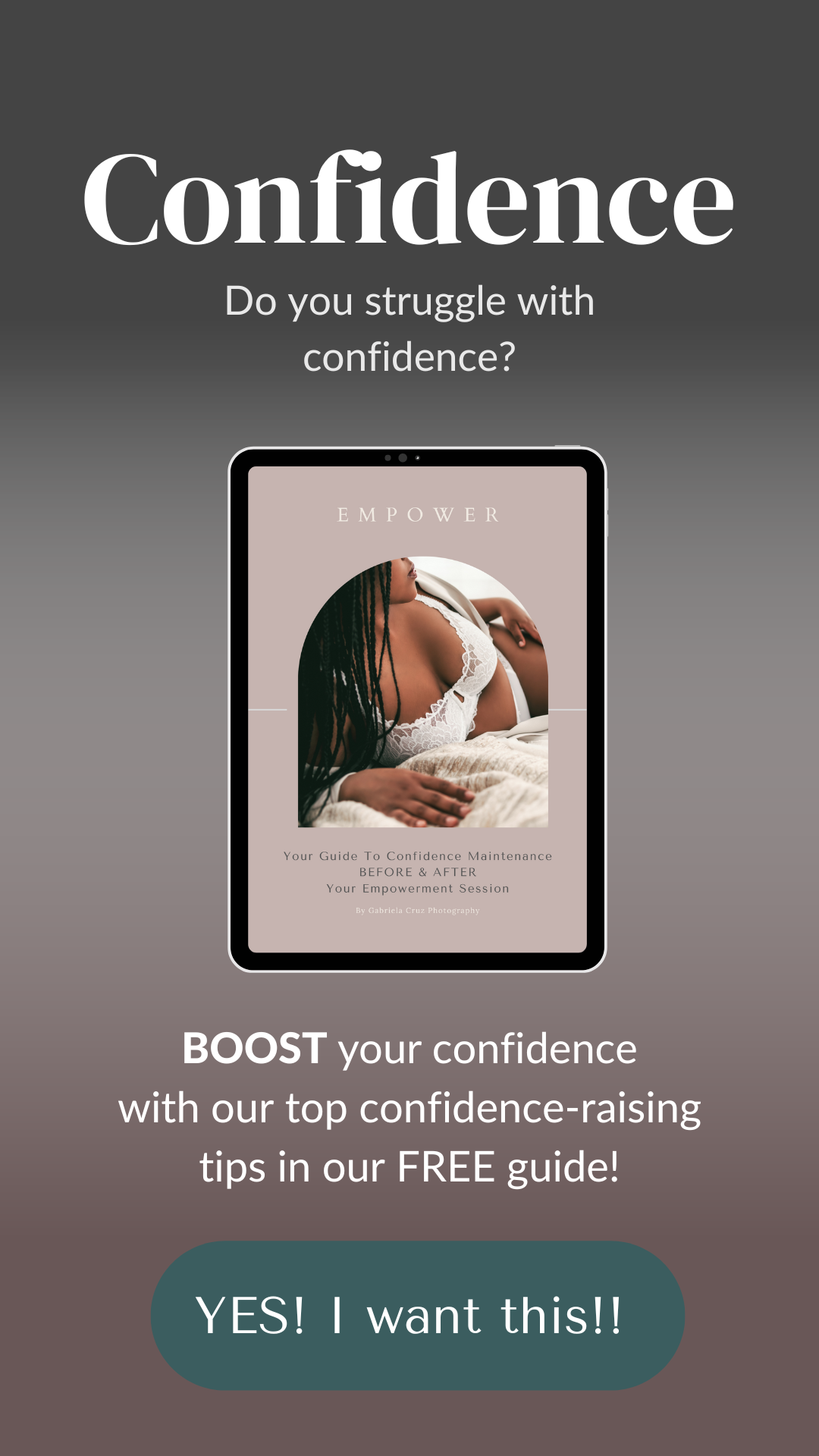 Boost your confidence with our free guide! Edmonton Boudoir Photography