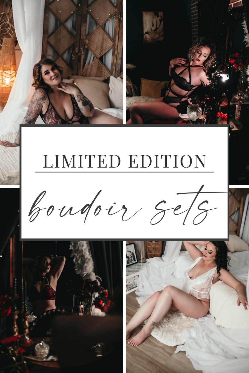 Check out Gabriela Cruz's limited edition boudoir photography sets - constantly changing throughout the year to WOW clients.